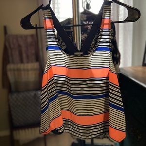 Striped cropped tank